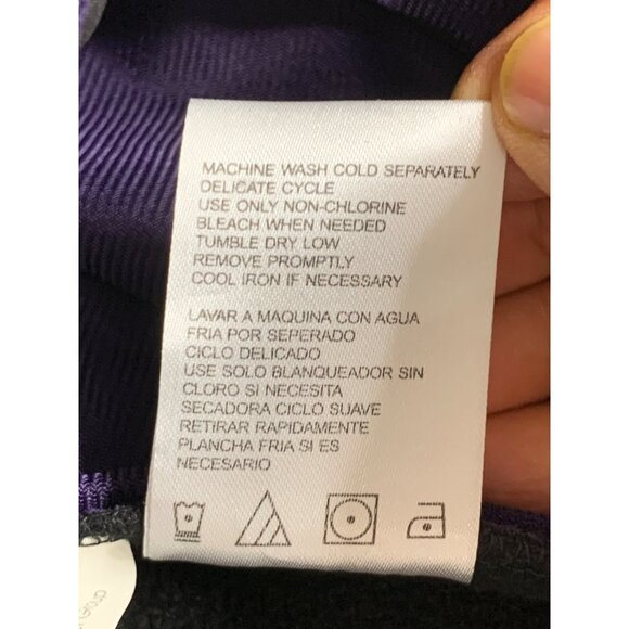 Baltimore Ravens Spelled Out NFL Jacket XL Black & Purple Polyester NWT 7226 - Picture 7 of 11